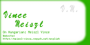 vince meiszl business card